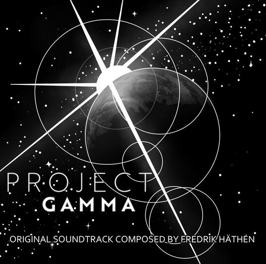 Soundtrack Album Cover for the indie game Project Gamma. Music by Fredrik Häthén.