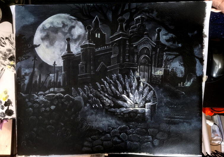 Acrylic painting
