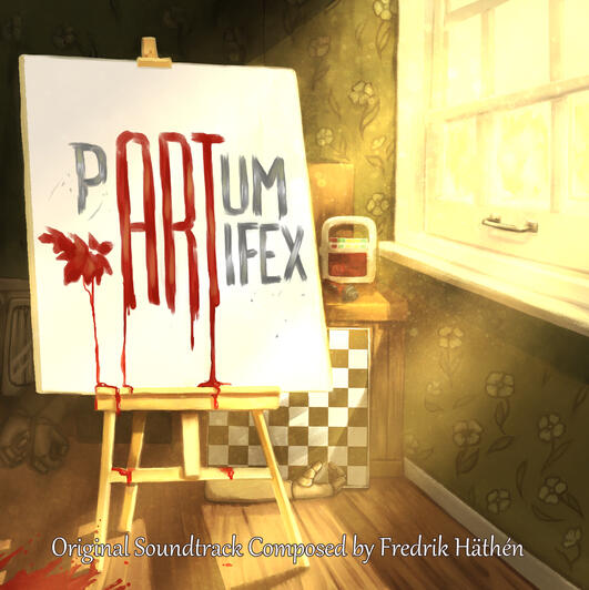 Soundtrack Album Cover for the Indie Game "Partum Artifex". Music by Fredrik Häthén.